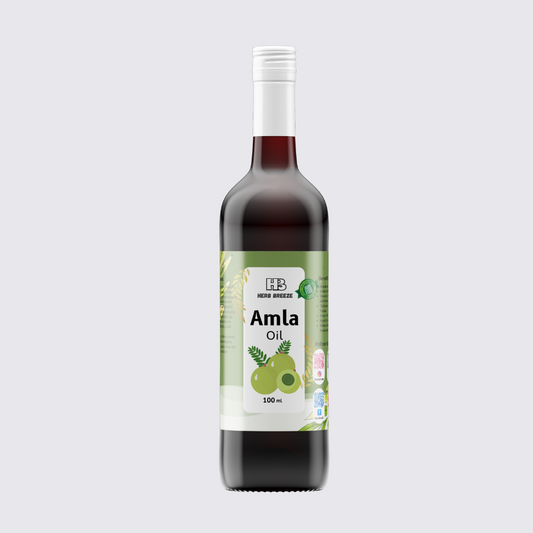 Herb Breeze – Amla Oil Ayurvedic Hair Strengthening Formula | روغن آملہ